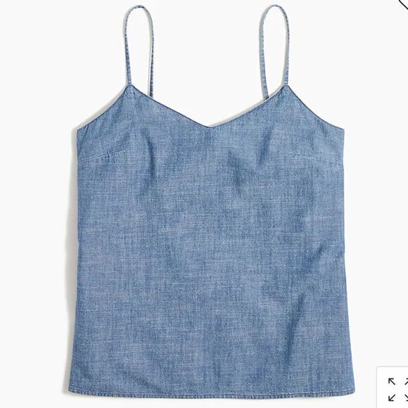 J.Crew Factory Chambray Cami - Picture 1 of 8